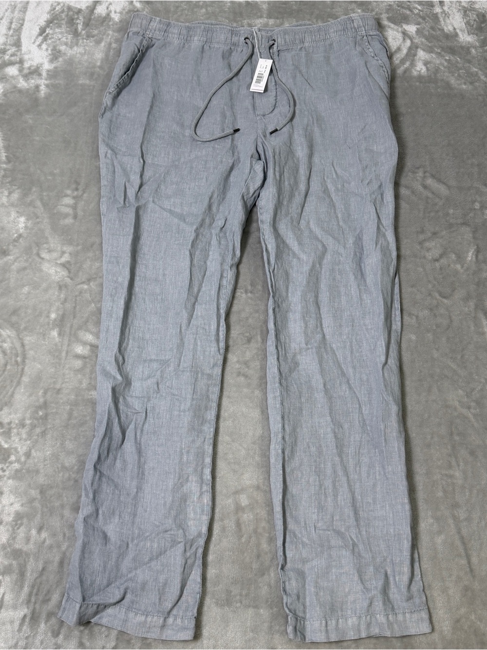 James Perse Lightweight 100% Linen Pants Grey NWT Men's 4 XL $295